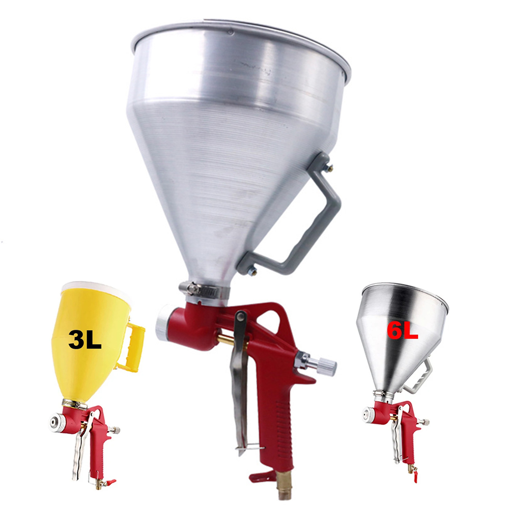Texture Spray Hopper Gun - 벽 페인팅 분무기, 페인트 질감 도구,