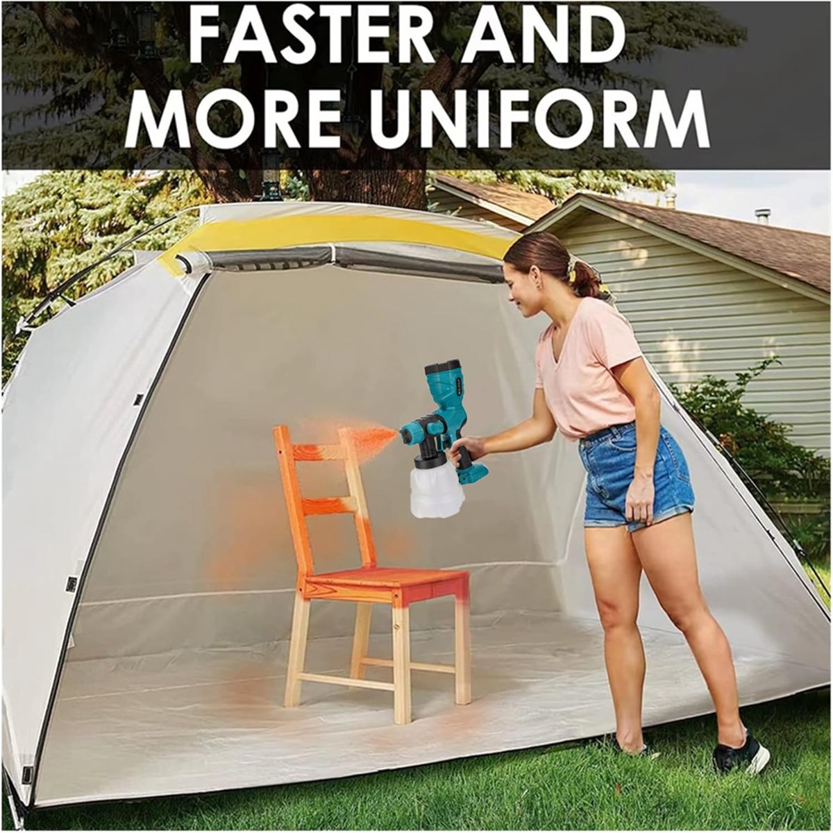Cordless Paint Sprayer 20V - DT68 TO 전기식 20V 무선 페인트
