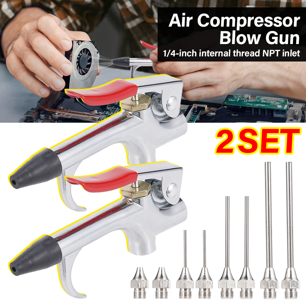 Spray Gun Air Compressor Kit - 에어 컴프레서 블로우 건 금속 공구