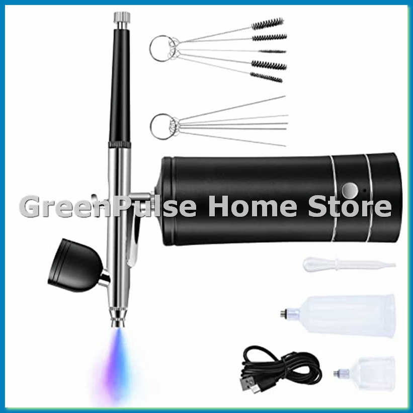 Airbrush Kit Compressor - 에어브러시 키트 충전식 무선 에어브러시 컴프레서,