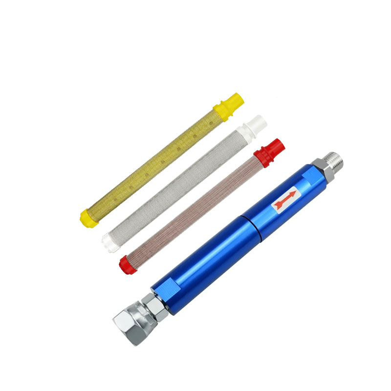 필터 스크린이 있는 파란색 커넥터는 그라코 타이탄 와그 - Paint Sprayer Extension Pole 리뷰 및 가격