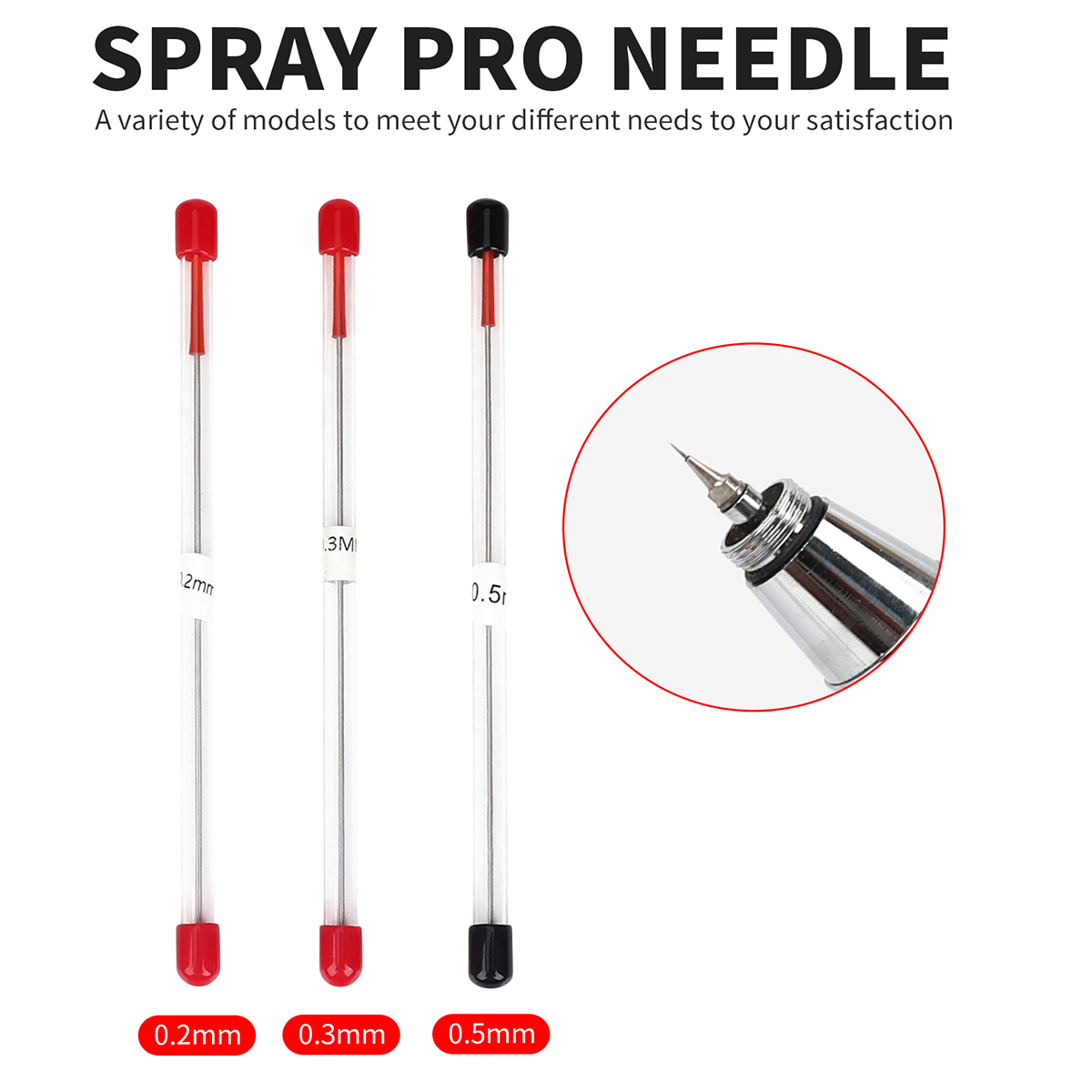 3pcs 세트 0.2/0.3/0.5mm 에어 브러시 노 - Hvlp Spray Gun Gravity Feed 리뷰 및 가격