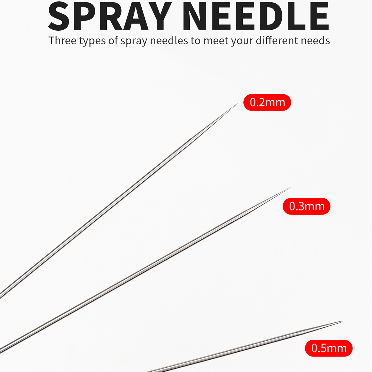3pcs 세트 0.2/0.3/0.5mm 에어 브러시 노 - Hvlp Spray Gun Gravity Feed 리뷰 및 가격