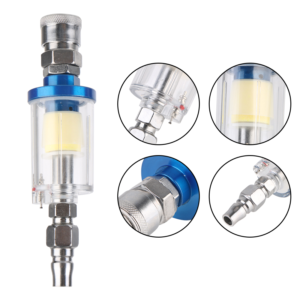 1/4인치 나사산 클리어 워터 트랩 에어 컴프레서 수분 - Spray Gun Air Compressor Kit 리뷰 및 가격