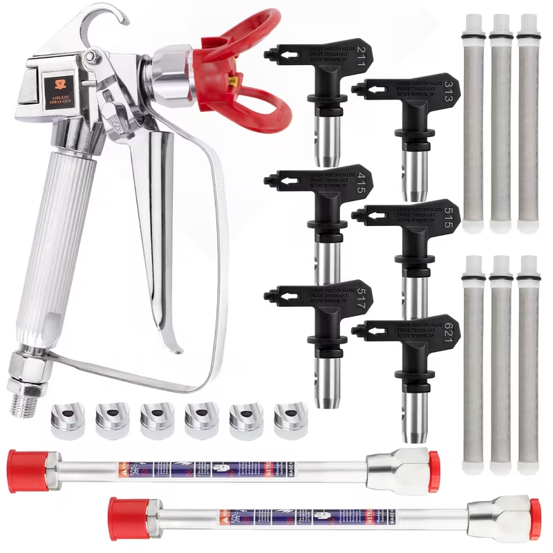 에어리스 페인트 스프레이 건 액세서리 키트 리버시블 팁 - Paint Sprayer Extension Pole 리뷰 및 가격