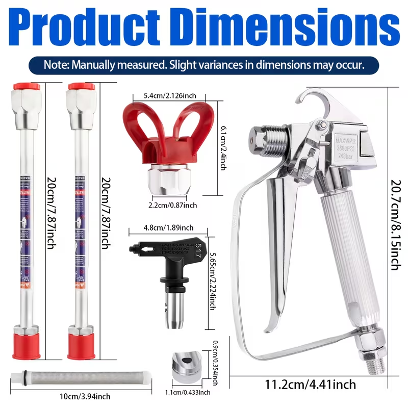 에어리스 페인트 스프레이 건 액세서리 키트 리버시블 팁 - Paint Sprayer Extension Pole 리뷰 및 가격