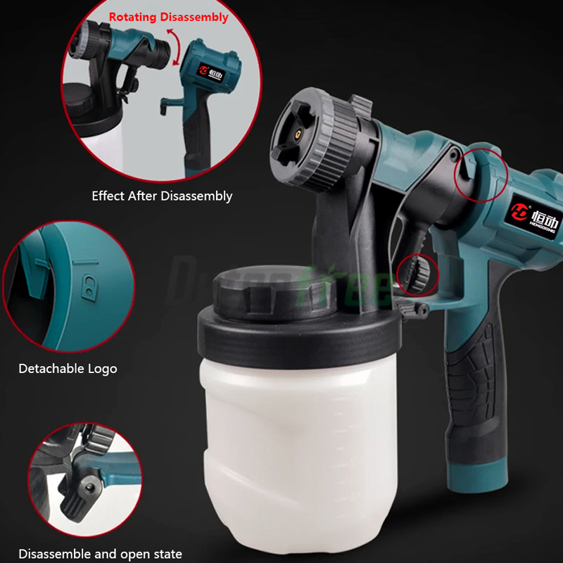 220V 800W 고출력 페인트 분무기 900ml 전기 - Electric Paint Sprayer 800W 리뷰 및 가격