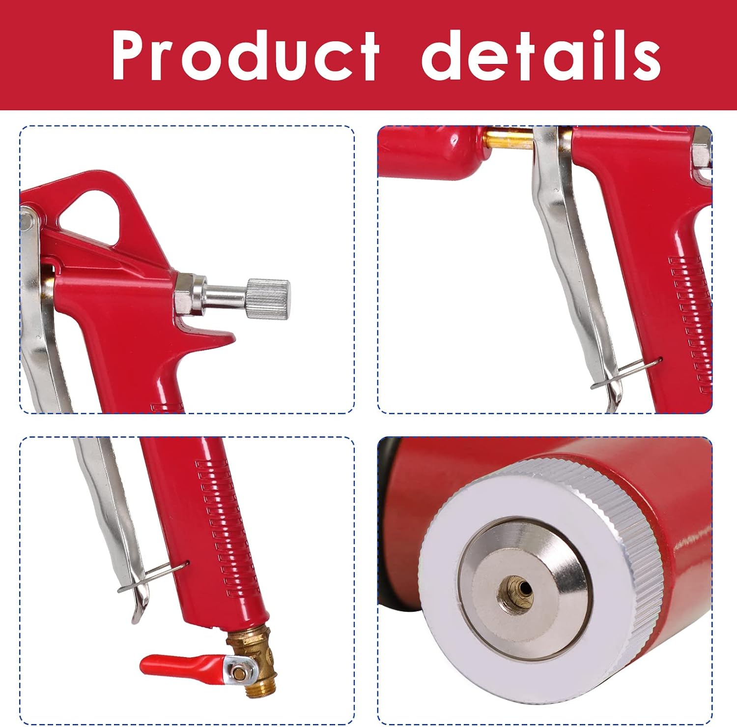 BLUASPAY 1.5L 에어 호퍼 스프레이 건 3 노 - Texture Spray Hopper Gun 리뷰 및 가격