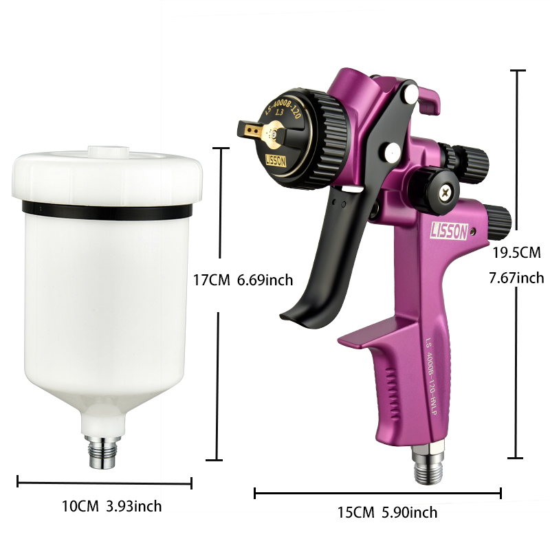 HVLP 방식의 중력식 스프레이 건 세트, 1.3mm  - Hvlp Spray Gun Gravity Feed 리뷰 및 가격