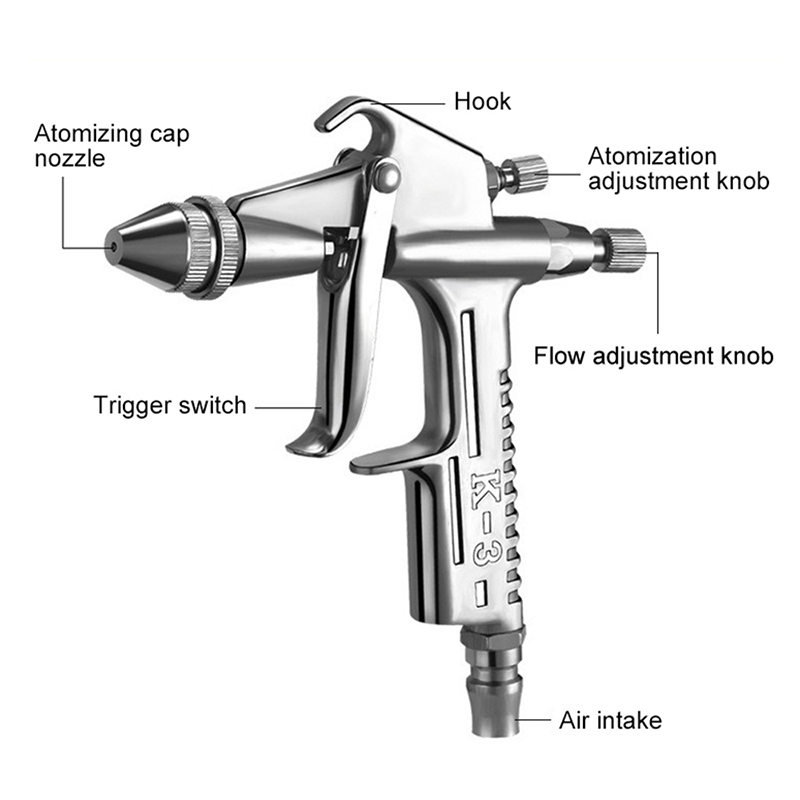 K-3 미니 페인트 에어 스프레이 건, 0.5mm 아토 - Hvlp Spray Gun Gravity Feed 리뷰 및 가격