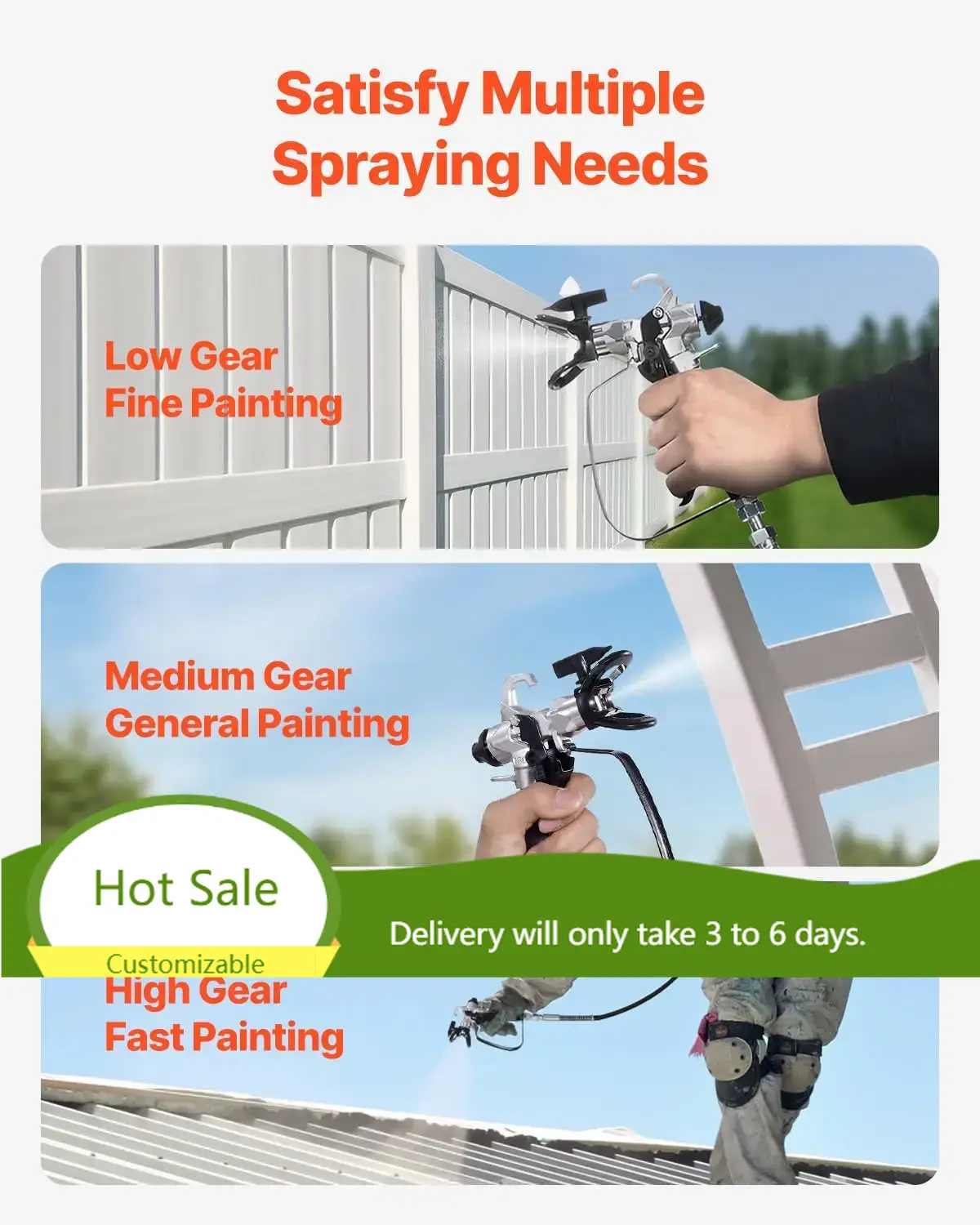 750W 스탠드형 무공기 페인트 분사기, 3000PSI - Airless Paint Sprayer 3000Psi 리뷰 및 가격