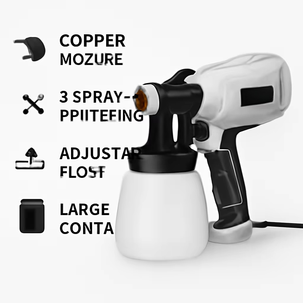 800W 전동 페인트 분무기, 분사량 조절 가능, 가정 - Electric Paint Sprayer 800W 리뷰 및 가격