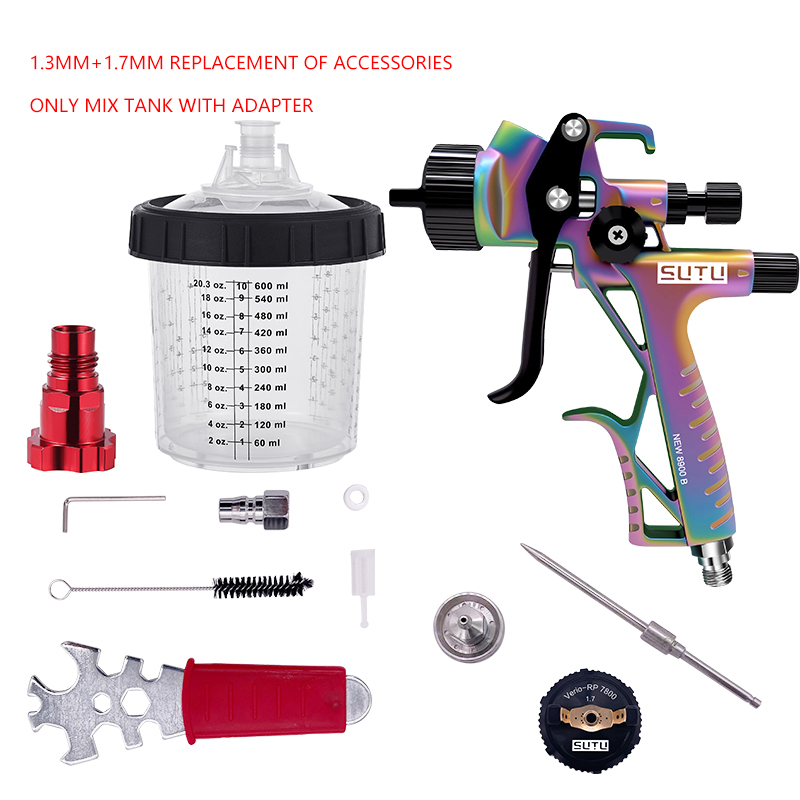 8900 RP/카멜레온 자동차 수리 페인트 스프레이 건 - Hvlp Spray Gun Gravity Feed 리뷰 및 가격