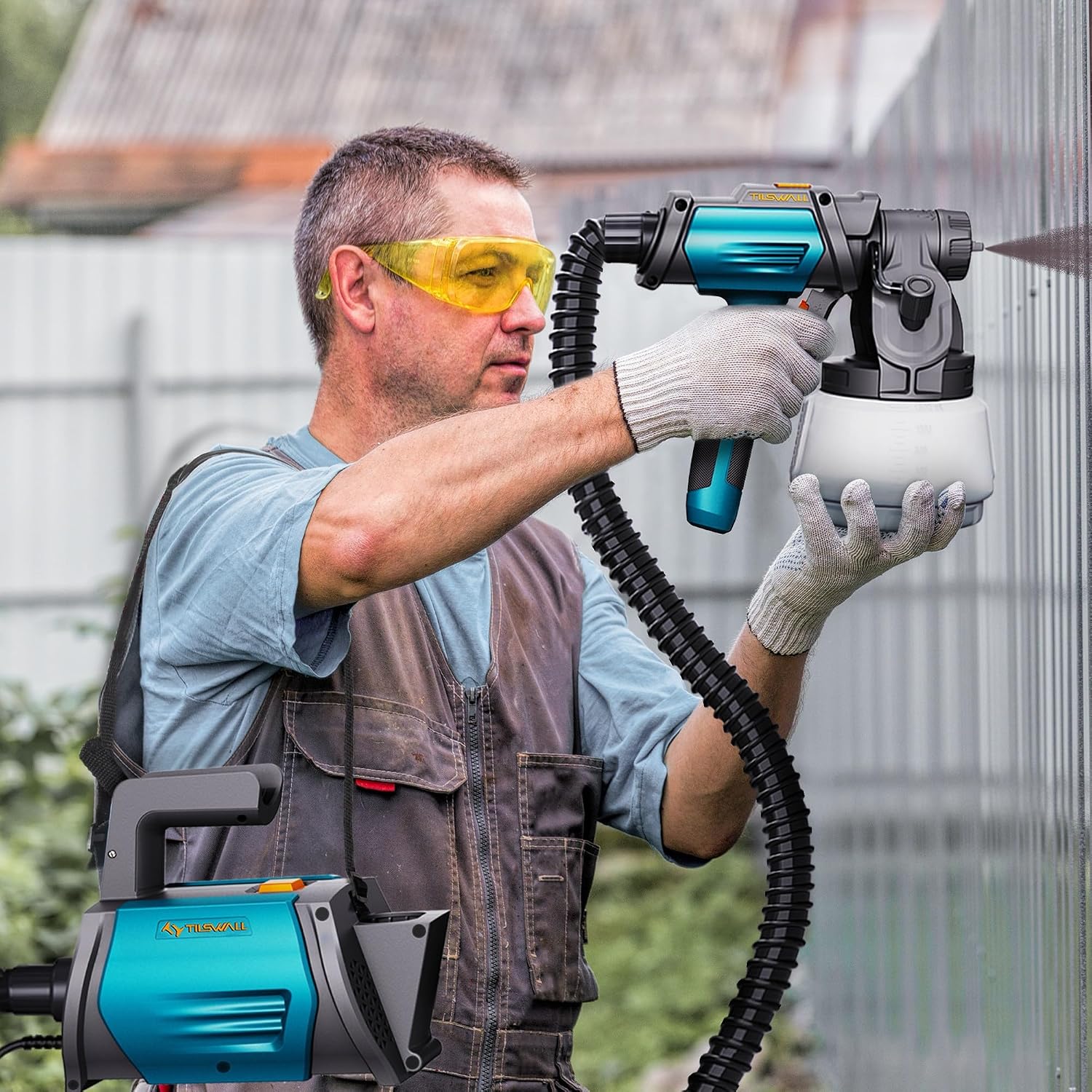페인트 분무기 800W HVLP 스프레이 페인트 건(1 - Electric Paint Sprayer 800W 리뷰 및 가격