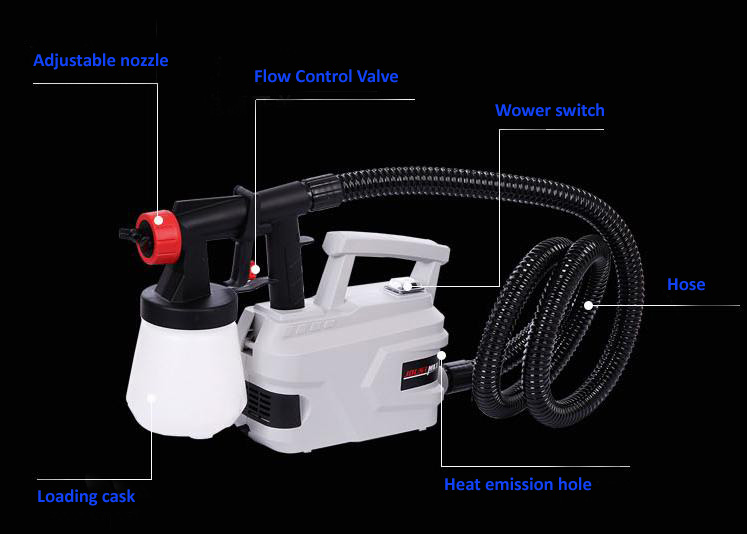 전기 스프레이건 페인트 스프레이건, DIY 전기 스프레 - Electric Paint Sprayer 800W 리뷰 및 가격