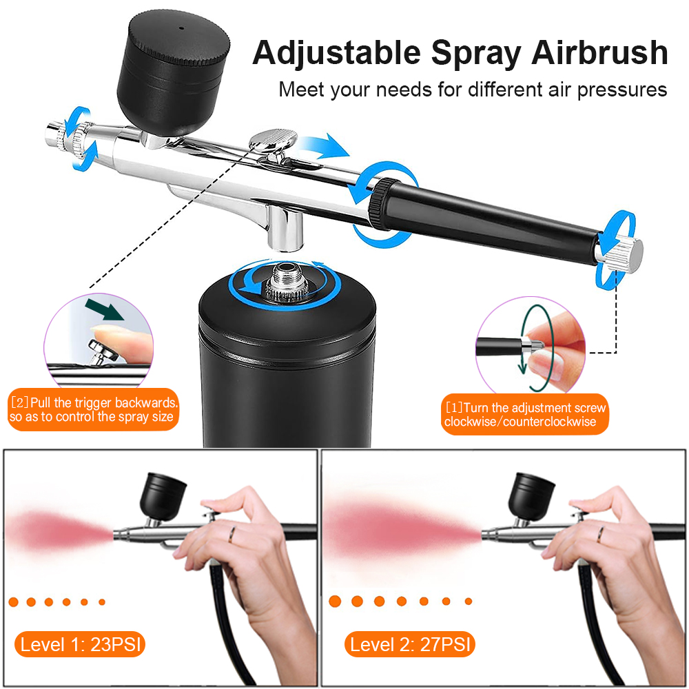 에어 브러시 페인팅 에어 브러시 (압축기 포함) 페인트 - Airbrush Kit Compressor 리뷰 및 가격