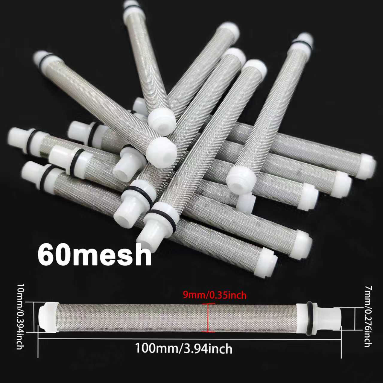 12팩 에어리스 스프레이 건 필터 60 메쉬 교체용 고 - Paint Sprayer Nozzle Kit 리뷰 및 가격