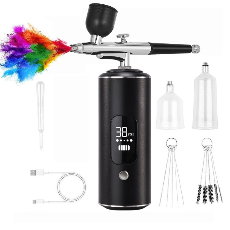 에어 컴프레서 키트, 전동 스프레이 건, 에어브러시,  - Spray Gun Air Compressor Kit 리뷰 및 가격