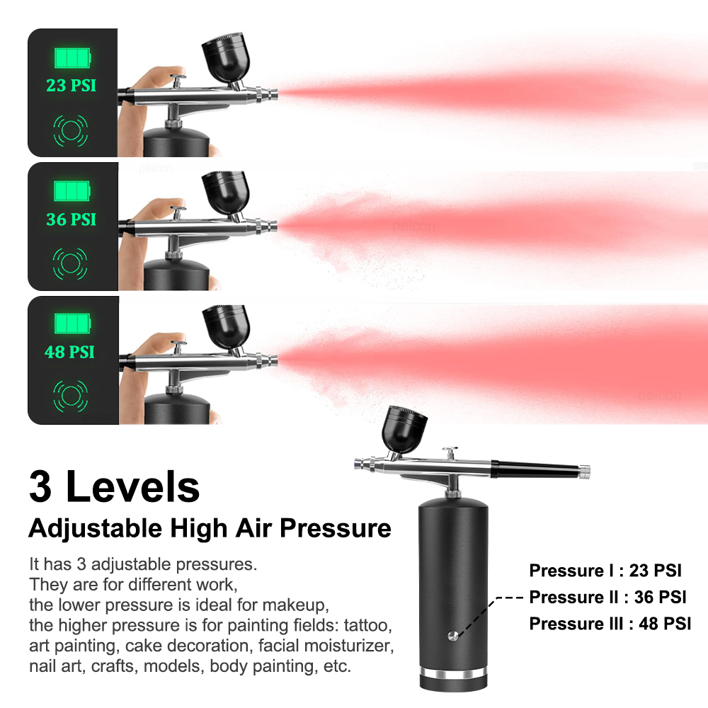 에어브러시 및 컴프레서 페인트 스프레이 건, 미니 스프 - Airbrush Kit Compressor 리뷰 및 가격