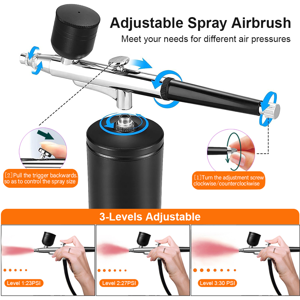 휴대용 무선 에어브러시 페인트 스프레이 미니 스프레이  - Airbrush Kit Compressor 리뷰 및 가격