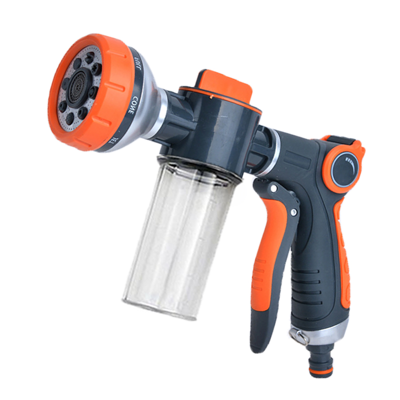새로운 거품 물총 호스 노즐 세차 청소 도구 정원 잔디 - Spray Gun Cleaning Kit 리뷰 및 가격