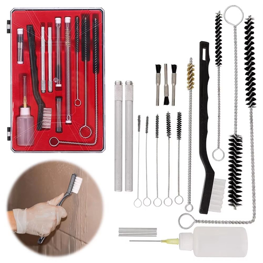 17/23Pcs 에어 브러시 스프레이 노즐 청소 브러시 - Paint Sprayer Nozzle Kit 리뷰 및 가격