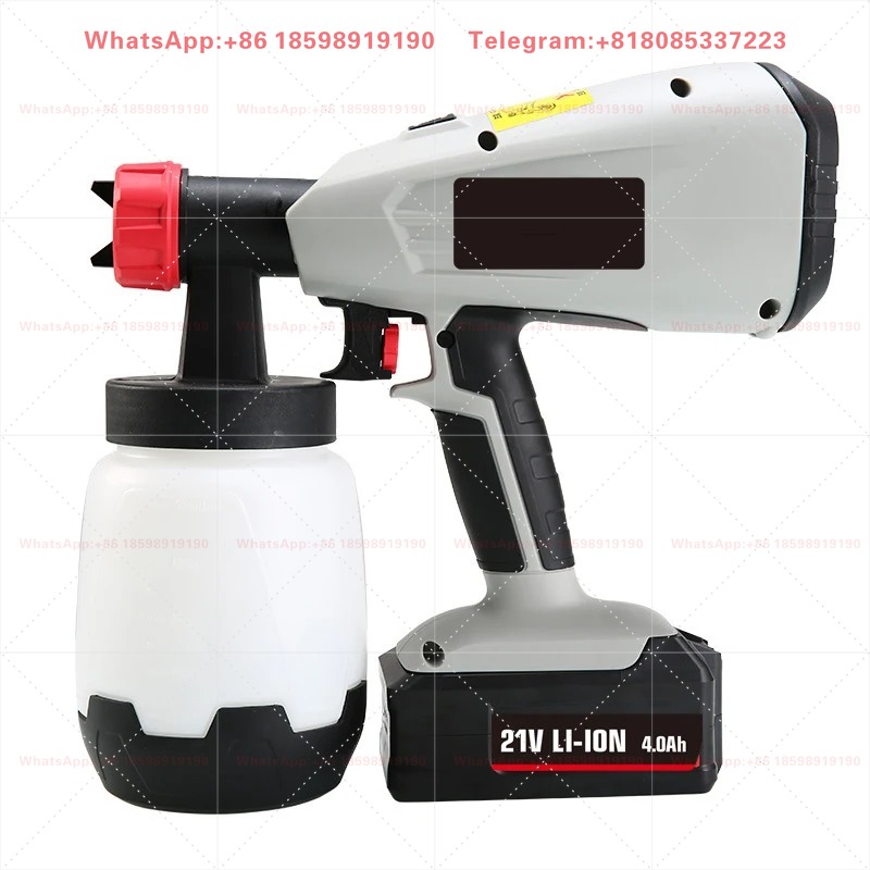새롭게 업그레이드된 800W 21V 고전압 무선 페인트 - Electric Paint Sprayer 800W 리뷰 및 가격