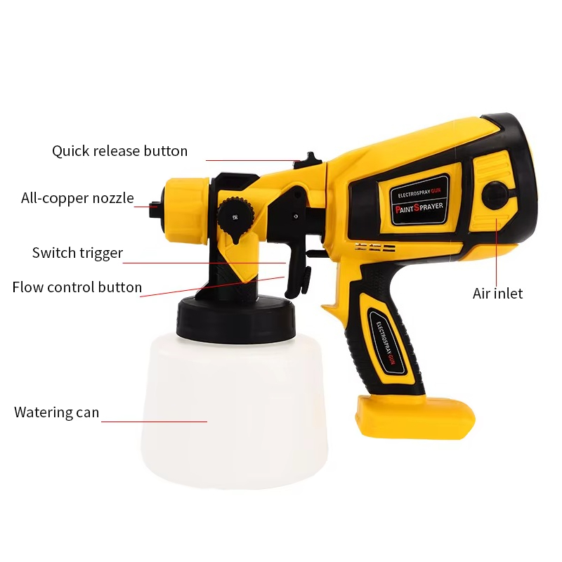 2개 800W 파워 스프레이 건 전기 스프레이 건 페인 - Electric Paint Sprayer 800W 리뷰 및 가격