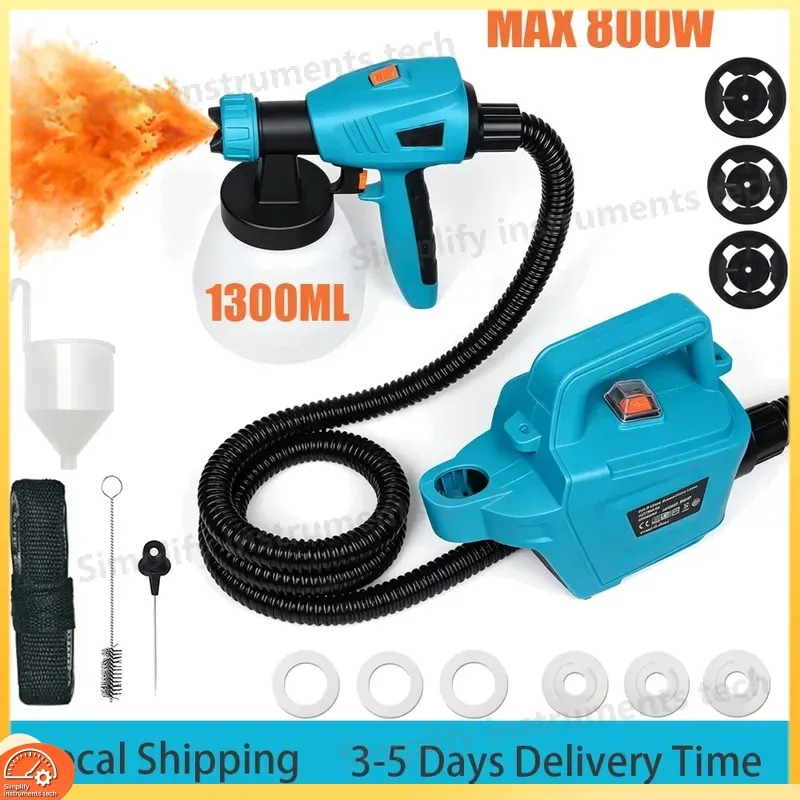 800W HVLP 페인트 분무기(1300ml 분리형 탱 - Paint Sprayer For Fence Deck 리뷰 및 가격
