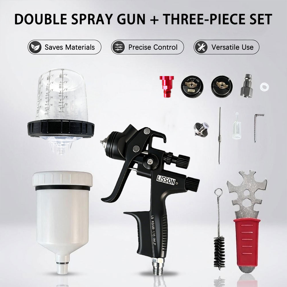 HVLP 스프레이 건(어댑터 및 믹스 탱크 포함) 자동 - Hvlp Spray Gun Gravity Feed 리뷰 및 가격