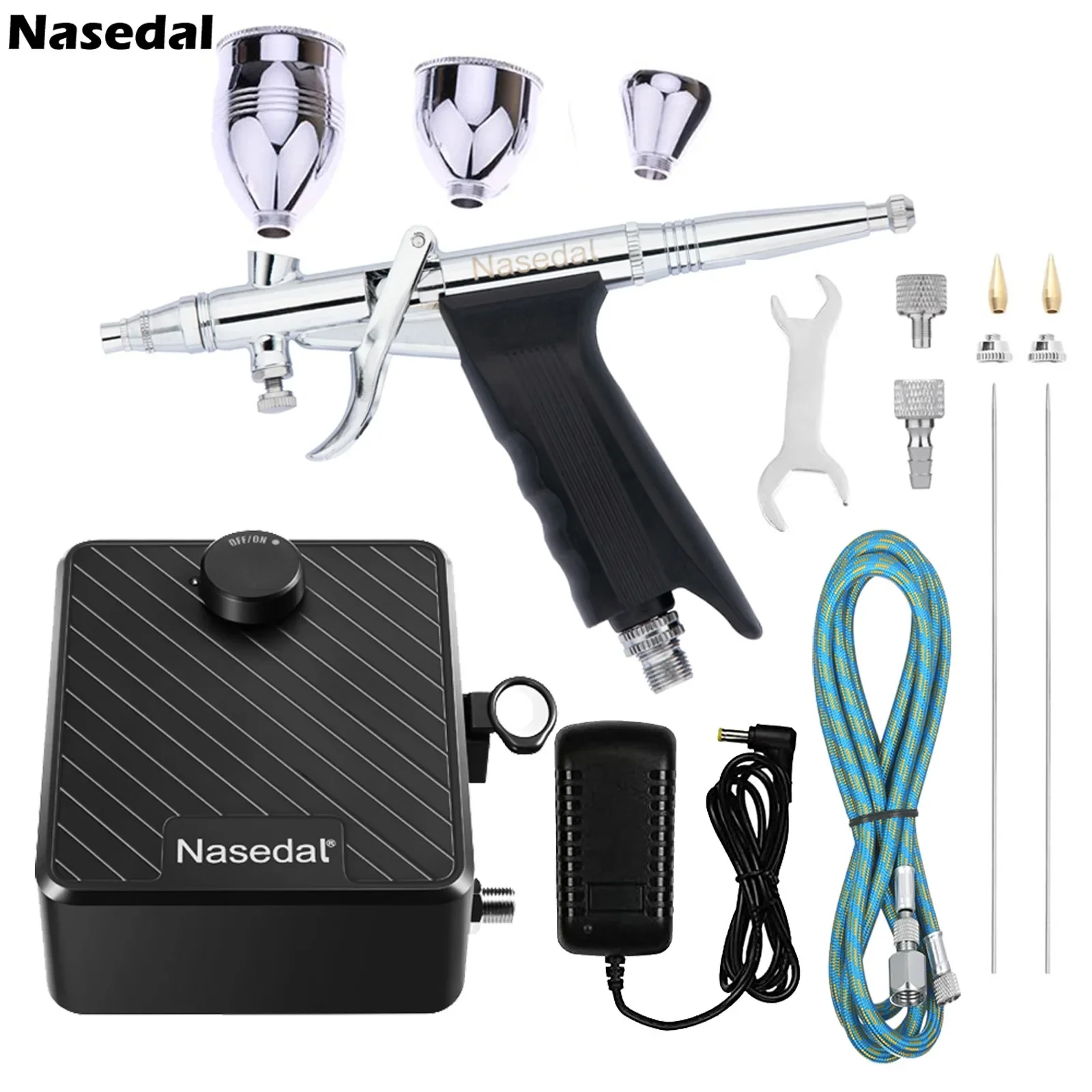 나세달 에어브러시 에어 컴프레서 키트 자동 정지 40p - Spray Gun Air Compressor Kit 리뷰 및 가격