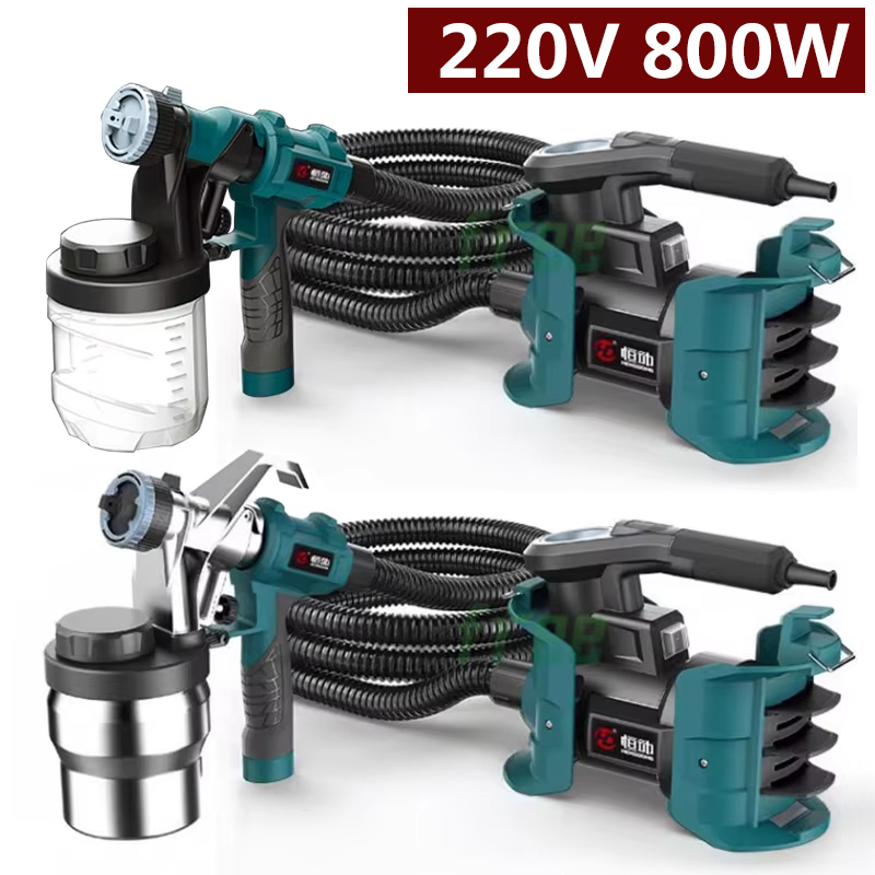 220V 800W 전기 스프레이 건 900ML 조정 가 - Electric Paint Sprayer 800W 리뷰 및 가격