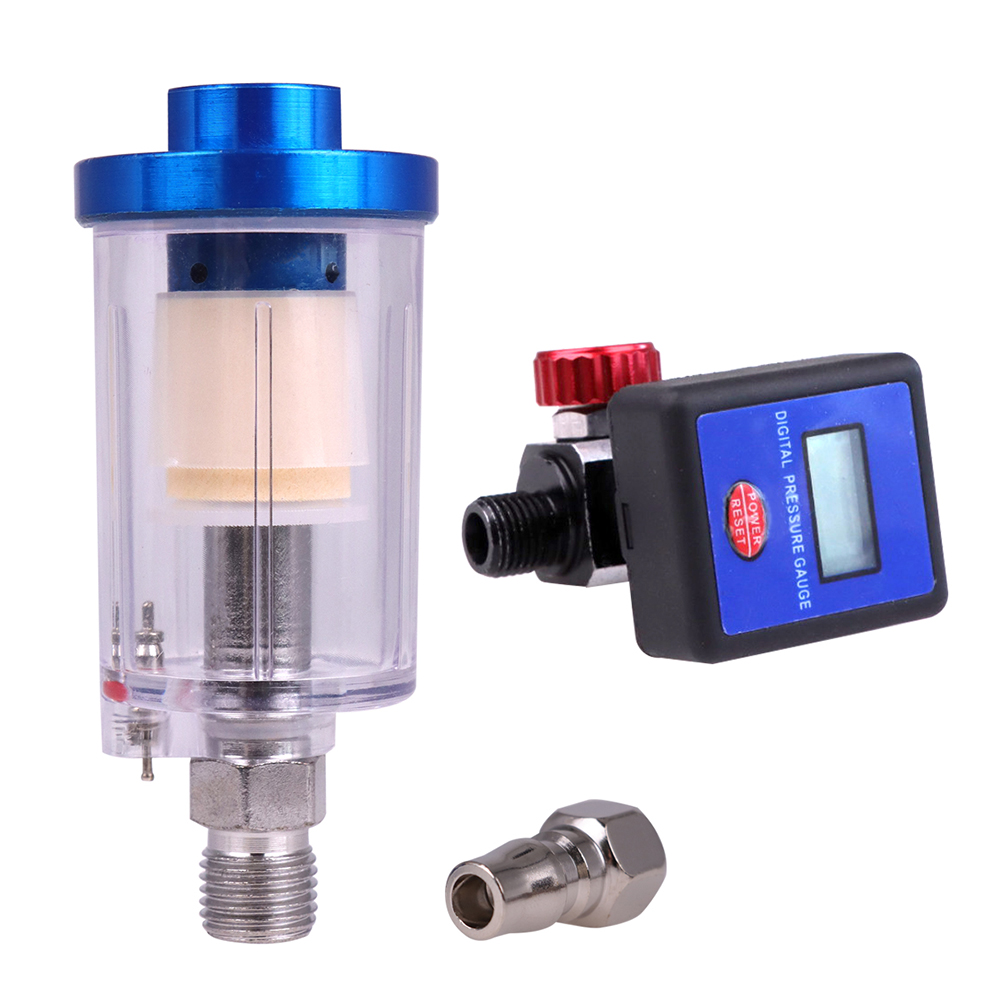 에어 브러시 전자 압력 조절기 LCD 디지털 디스플레이 - Hvlp Spray Gun Gravity Feed 리뷰 및 가격